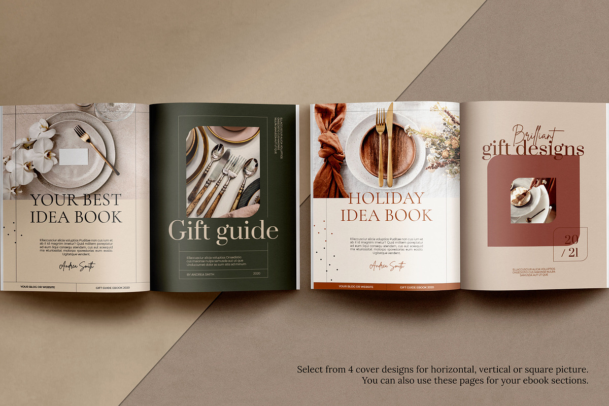 Holiday Gift Guide / CANVA, InDesign, a Magazine Template by Mirazz (Photo 4 of 22)