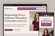 Life Coach & Therapy Website, a Wix Template by Kitteeh (Thumbnail 1 of 20)
