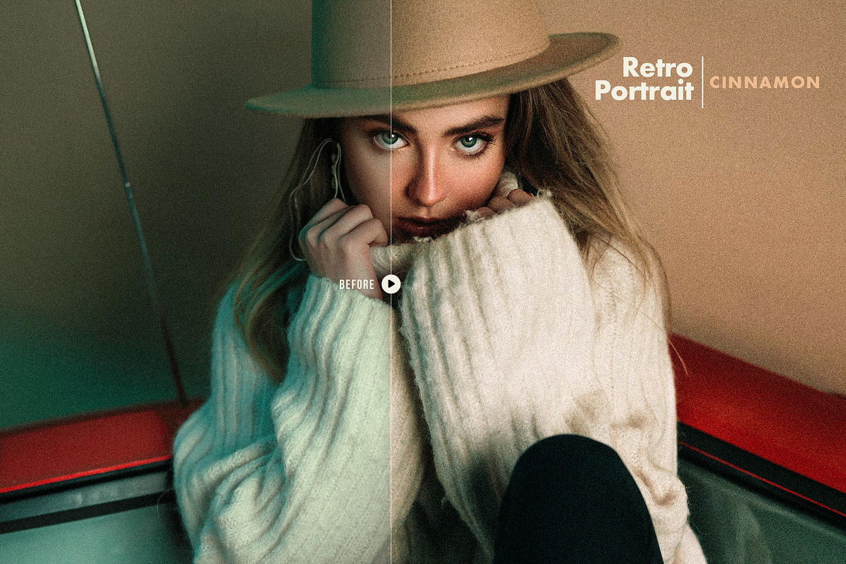 Retro Portrait Lightroom Presets, a Preset Add-On by Presetrain Co. (Photo 7 of 8)
