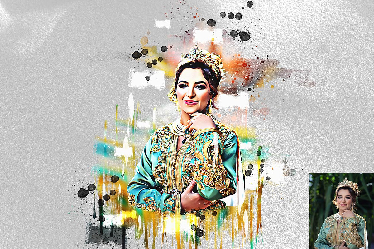 Artify Oil & Acrylic Paint Ps Action, an Action Add-On by Studio Retouch (Photo 4 of 14)