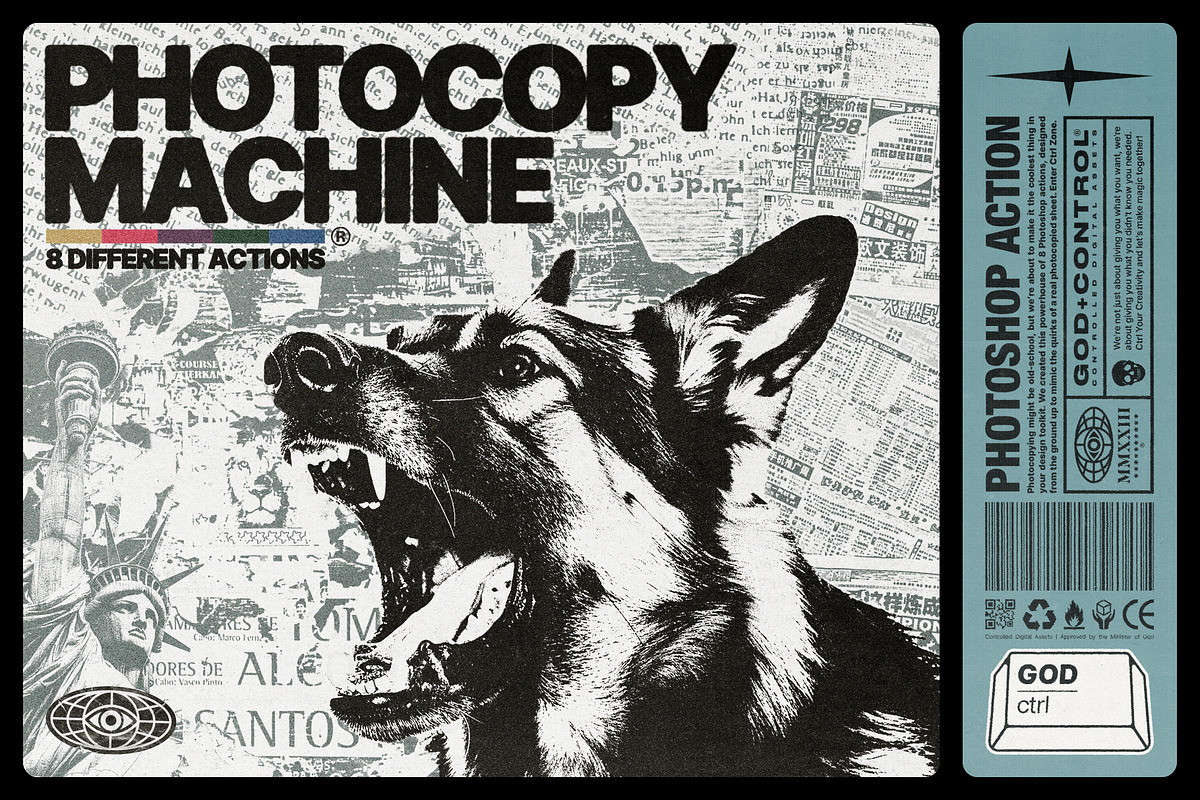 Photocopy Machine | Photoshop Action, a Graphic by God Control (Photo 1 of 10)