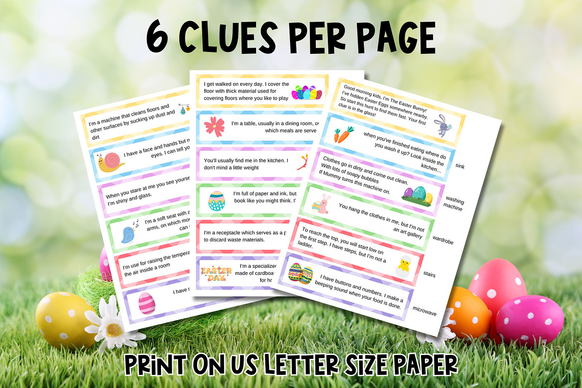 Easter Scavenger Hunt - Canva, a Templates & Theme by Adalin Shop (Photo 2 of 6)