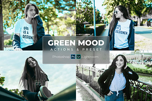 Lr Presets & Ps Actions Green Mood, an Action Add-On by Artlogs