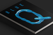 Oil Blue Font, a Font by Handmadefont (Thumbnail 6 of 9)