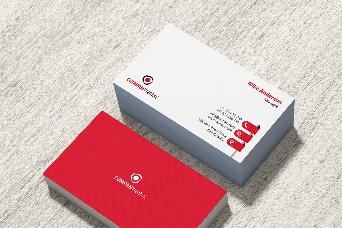 Minimal Business Card, a Business Card Template by designSultan (Photo 4 of 4)
