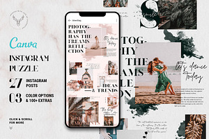 InstaGrid 8 - Canva Magazine Puzzle