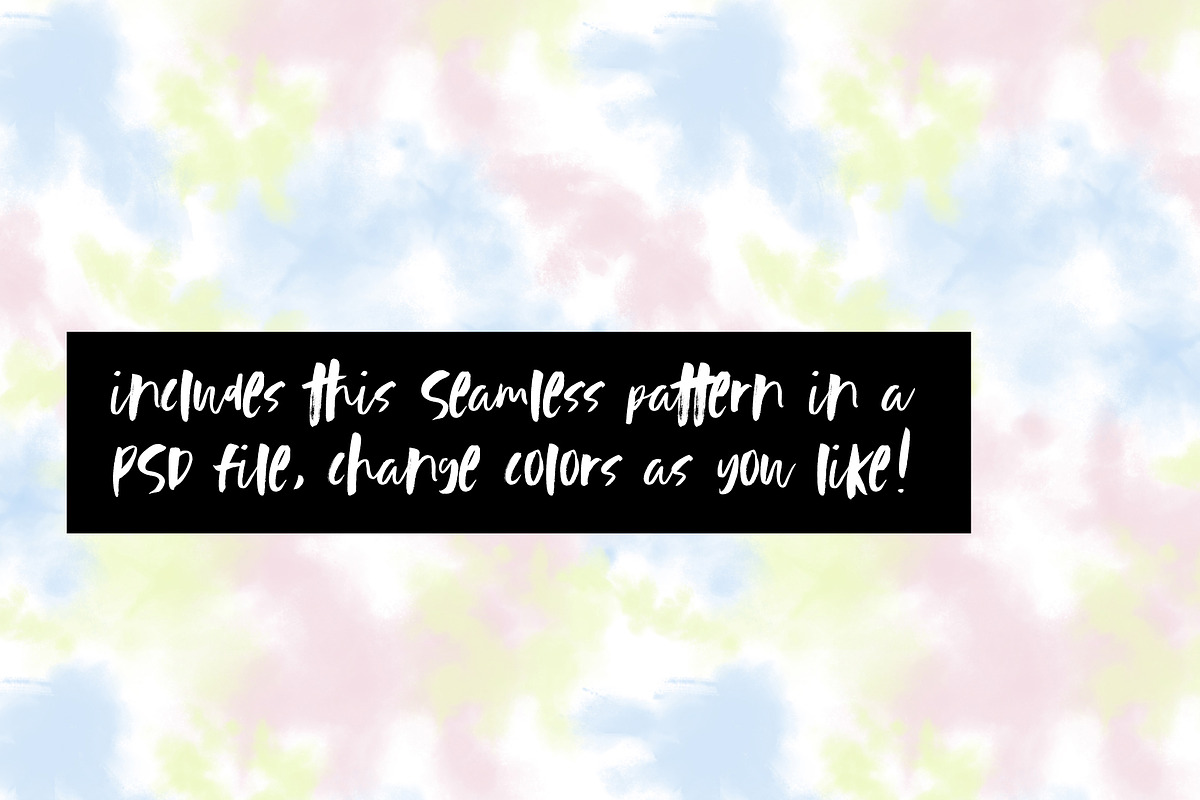 Subtle Tie-Dye 4 Photoshop Brushes, a Brush Add-On by The Gypsy Goddess (Photo 3 of 4)