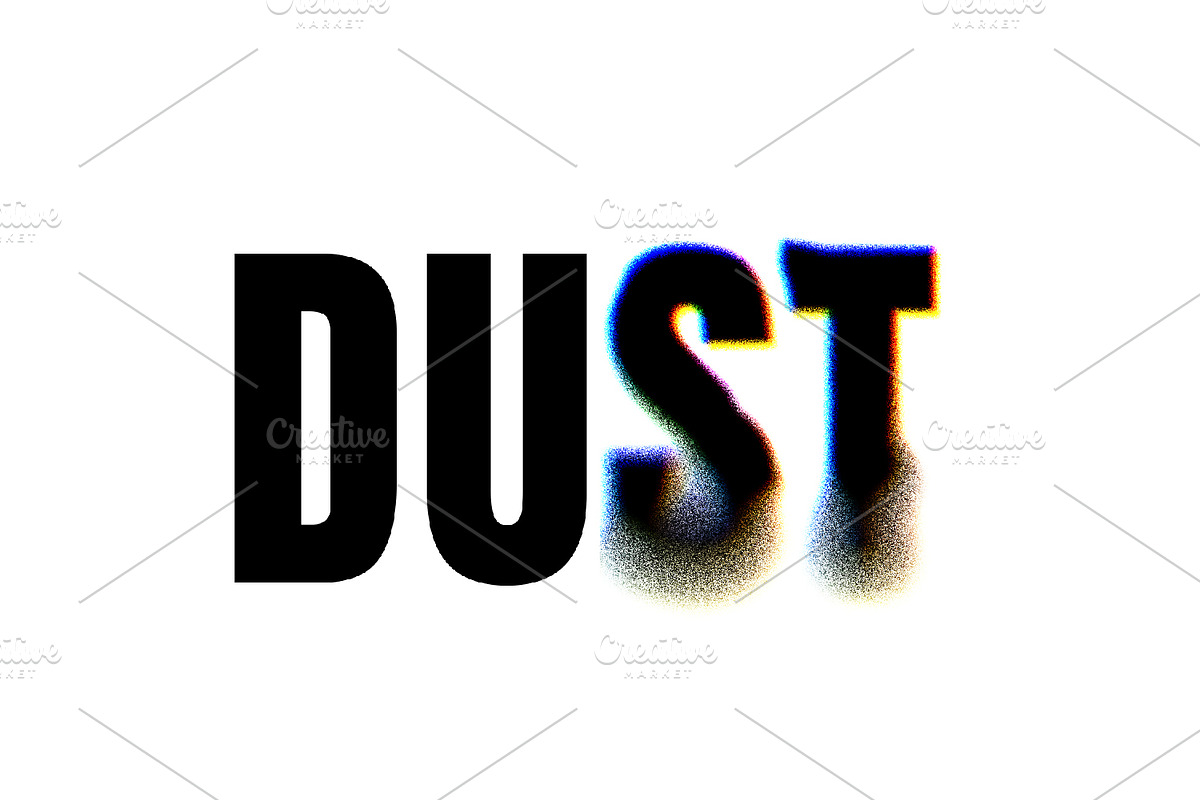 Dust Text Effect, a Layer Style Add-On by alexdndz (Photo 2 of 2)