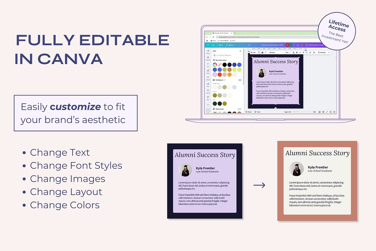 Academia | Higher Education Template, a Social Media Template by Artfullyours (Photo 8 of 11)