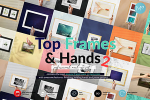 Many Frames Types & Hands Mock-ups