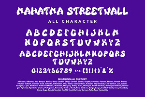 MahatmaStreetwall - Graffiti Font