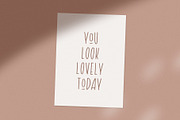 Sunflower - Skinny Sans Serif Font, a Sans Serif Font by Minna May Design (Thumbnail 4 of 5)