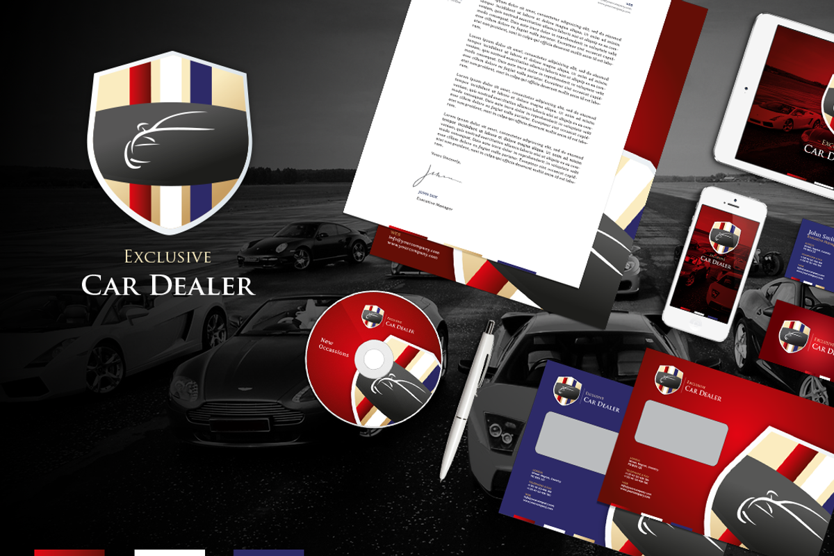 RW Pro Car Dealer Identity, a Stationery Template by Reclameworks (Photo 1 of 5)