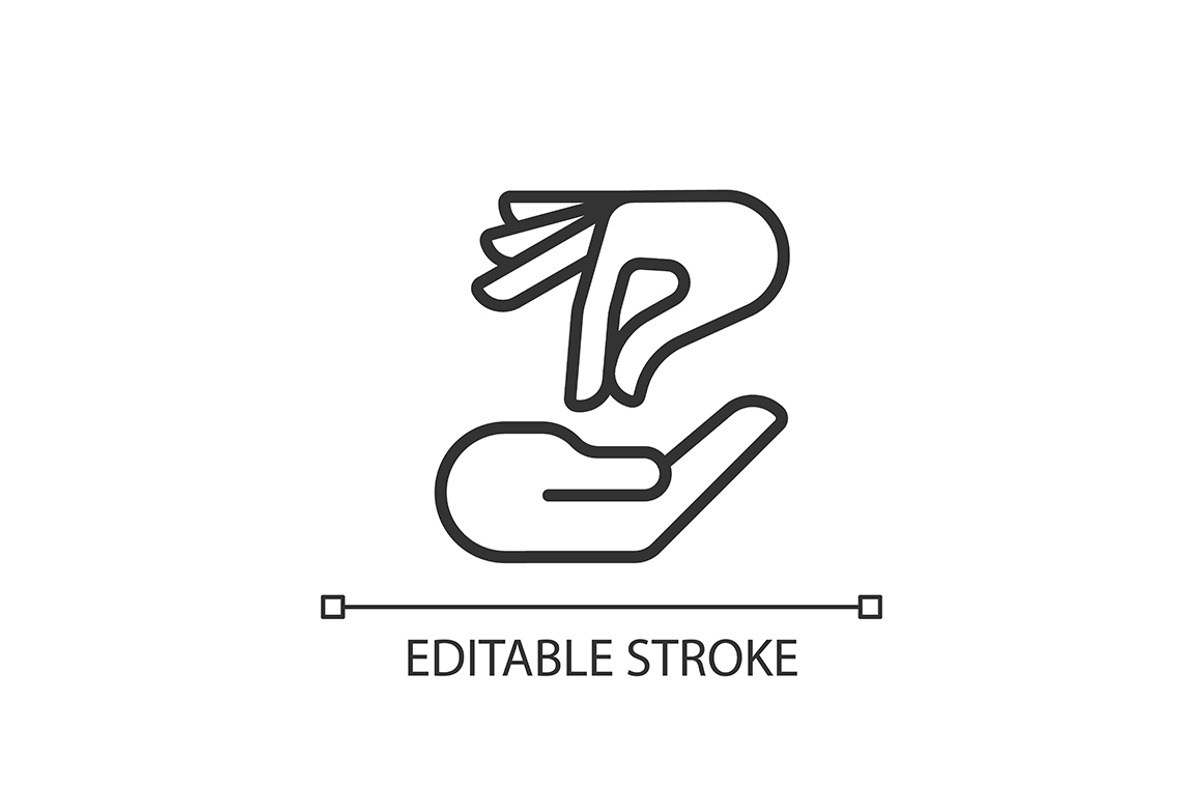 Giving and taking hands icon, an Outline Icon by IMG Visuals