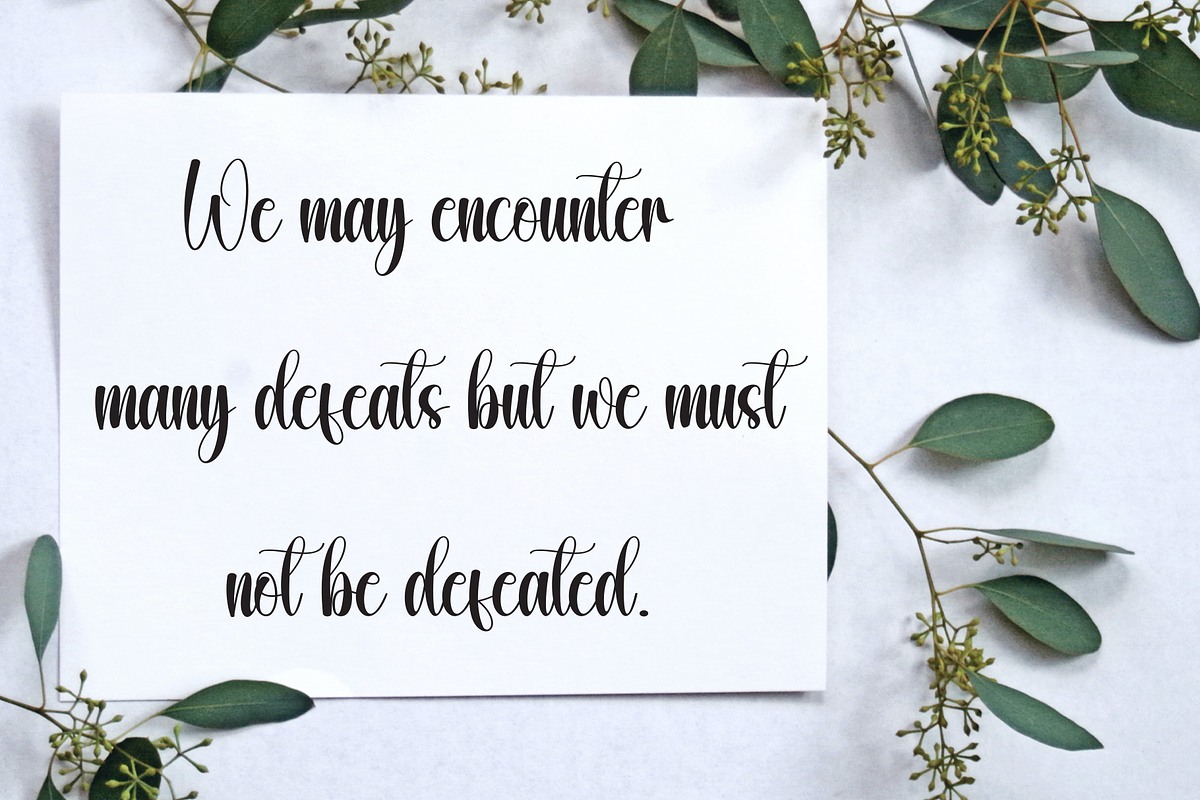 Angela | Script Font, a Handwritten Font by Scratchones (Photo 4 of 9)