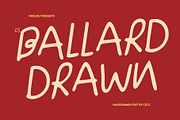 CS Ballard Drawn, a Sans Serif Font by Craft Supply Co. (Thumbnail 1 of 8)