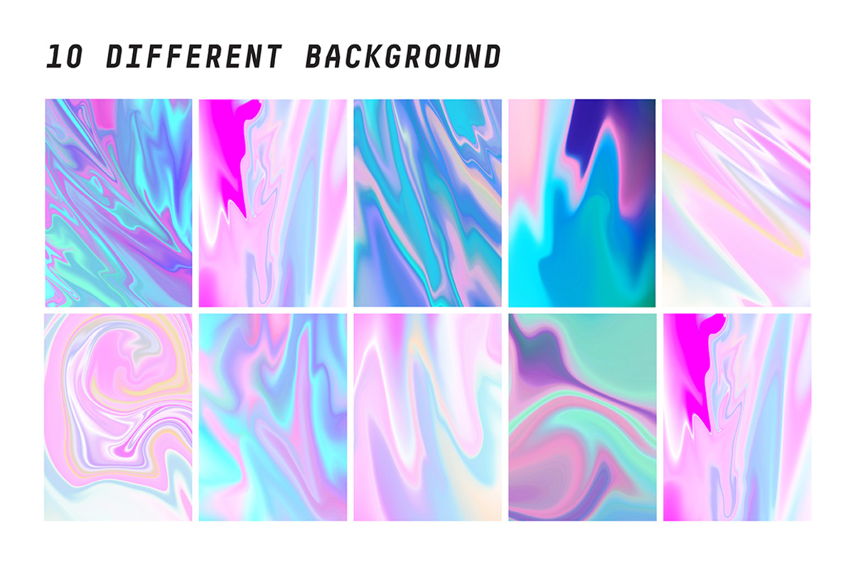 Iridescent Backgrounds, a Texture Graphic by funderful (Photo 5 of 9)