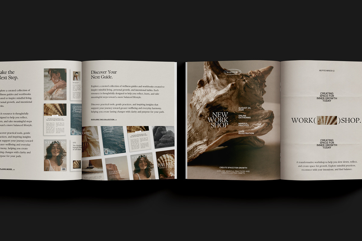 Editorial Ebook Templates for Canva, a Magazine Template by Wildnun Studio (Photo 14 of 18)