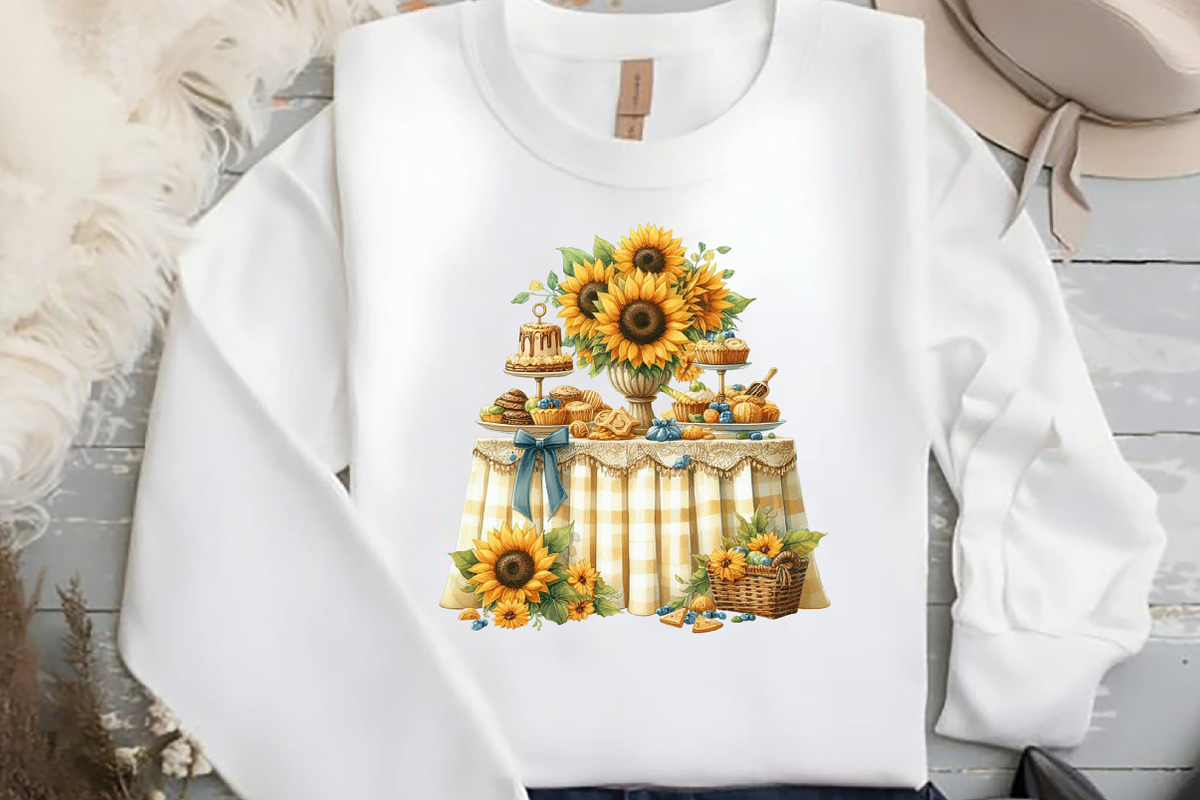 Rustic Watercolor Sunflower Wedding, an Illustration by DreamCafeArt (Photo 4 of 5)