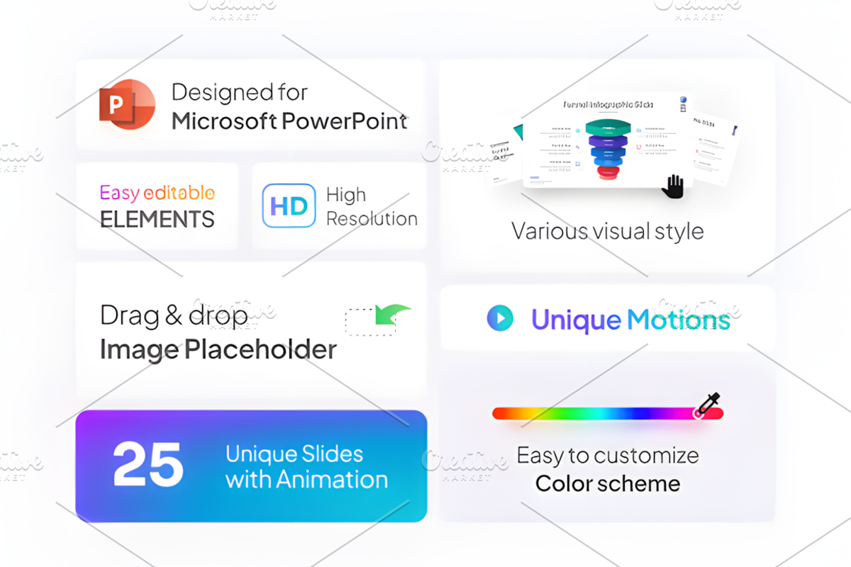Funnel Infographic PowerPoint, a Presentation Template by Ink Gallery (Photo 2 of 3)
