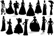 Formal Dressed Women AI Vector PNG, an Illustration by FrankiesDaughtersDesign (Thumbnail 3 of 8)