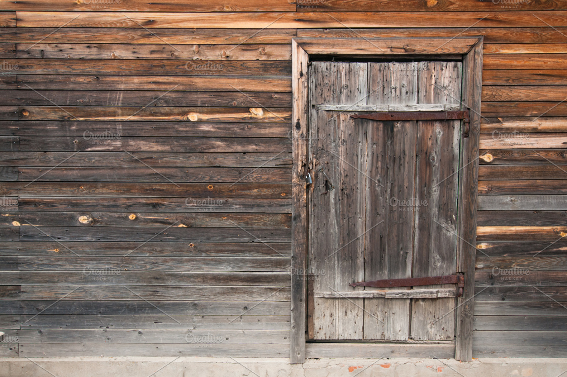 Front view: old rustic wooden wall, an Abstract Photo by Edgieus
