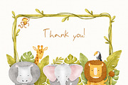 Safari kid's watercolor illustration, an Animal Illustration by Fedulova Art (Thumbnail 16 of 16)