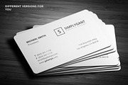 Simple Professional Business Cards, a Stationery Template by Galaxiya (Thumbnail 2 of 13)