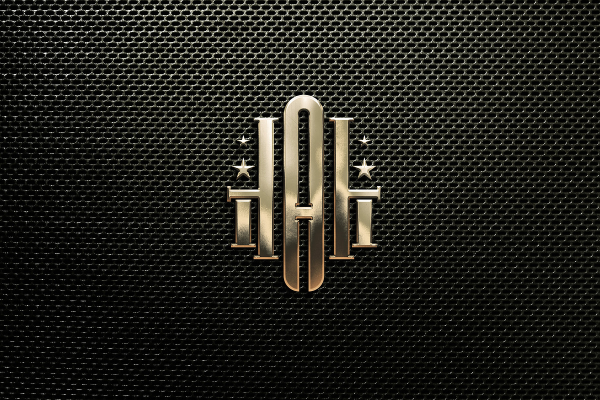 Logo Mockup Realistic Metal Texture, a Mockup by Artlogs x Modaldesain (Photo 1 of 3)