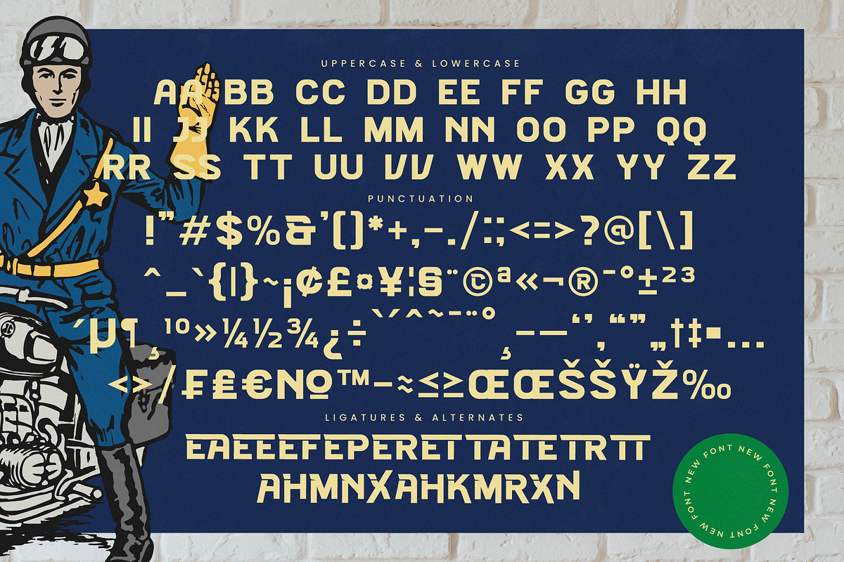 Grand Engine Racing Display Font, a Sans Serif Font by timelesstype.co (Photo 19 of 20)