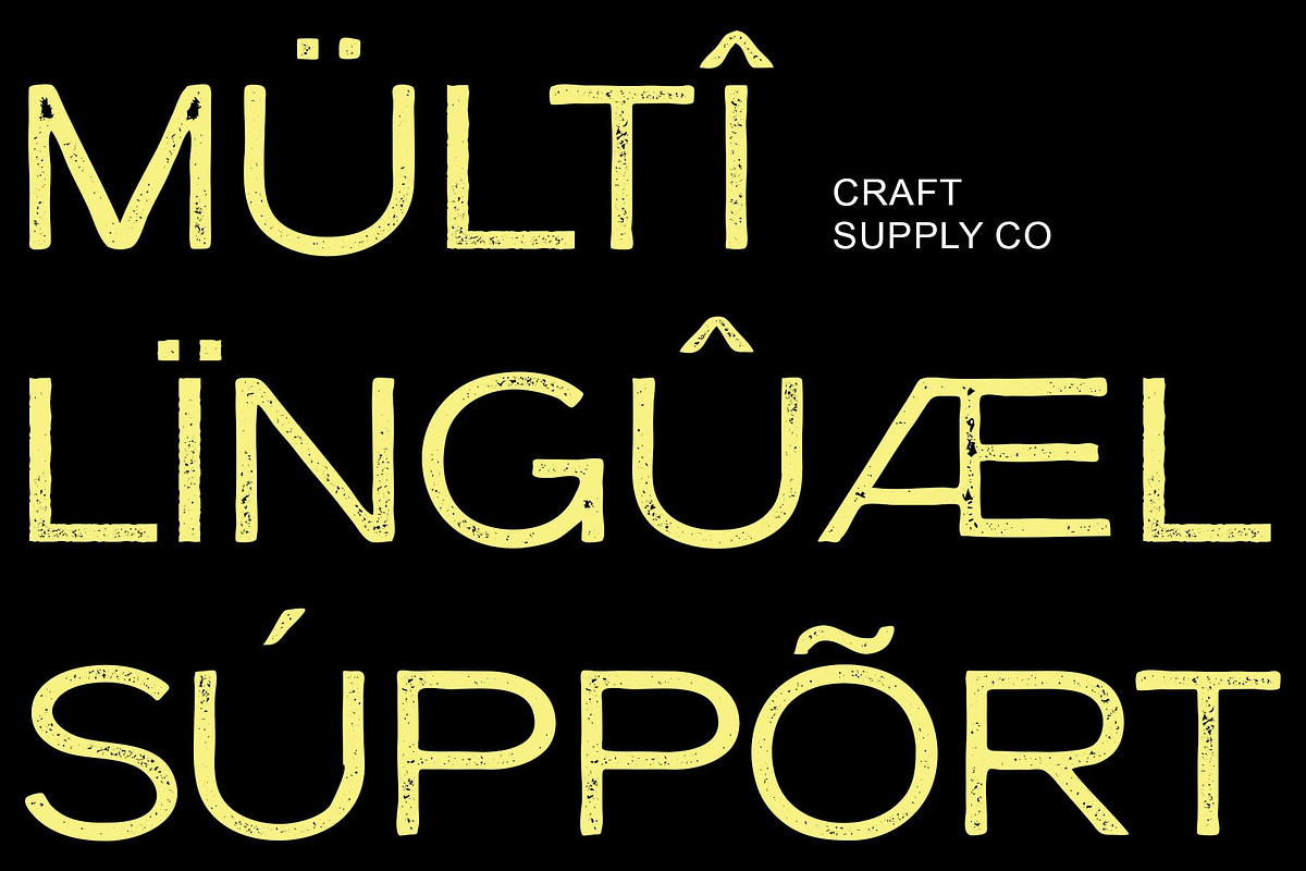 Lumend Stamp, a Sans Serif Font by Craft Supply Co. (Photo 7 of 8)