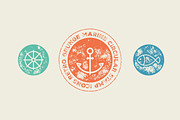 Circular Stamp Marine Vector Icons, an Icon by Lukino (Thumbnail 1 of 2)