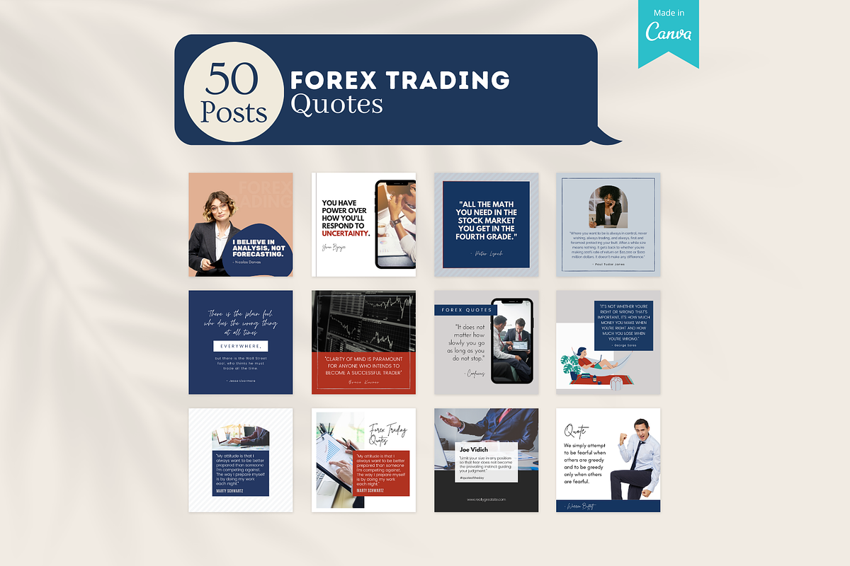 Forex Trading Canva Templates, a Social Media Template by Viral Content Design (Photo 3 of 9)