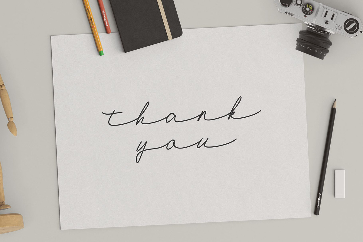 Retta hand written typeface preview 8