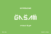 Gasam - Arabic Style Font, a Sans Serif Font by Boril Std (Thumbnail 3 of 10)