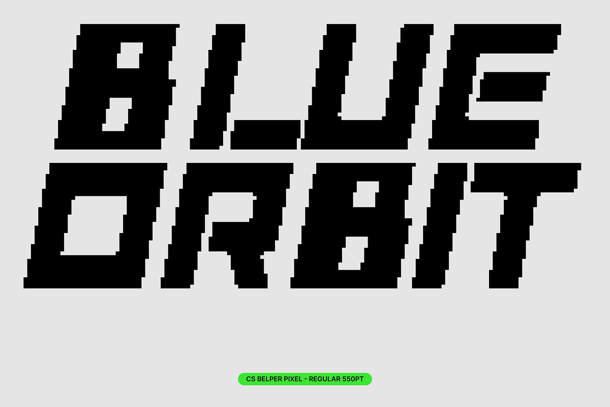 CS Belper Pixel, a Sans Serif Font by Craft Supply Co. (Photo 2 of 8)