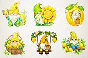 Lemon Gnome Sublimation Clipart, an Illustration by RobertsArt (Thumbnail 5 of 5)