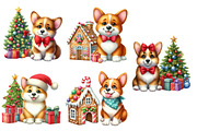 Christmas Dog clipart, an Illustration by Designworld (Thumbnail 4 of 5)