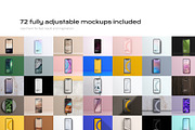 72 iphone device mockup bundle, an iPhone Mockup by FoundImages (Thumbnail 6 of 84)