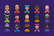 3D Happiness Avatar, a Characters & Person 3D Model by Rakata Studio (Thumbnail 2 of 6)