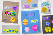 POSITIVE STICKERS PACK, an Object Graphic by craftlove (Thumbnail 7 of 9)