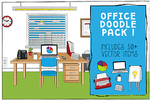 Office Doodle Pack 1