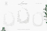 Olive leaves. Laurel frame & wreath, a Decorative Illustration by Summer Nightingale Art (Thumbnail 1 of 15)