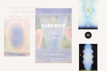 ESPIRITE Spiritual Aura Backgrounds, a Background Graphic by Lana Elanor