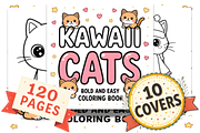 Bold and Easy Kawaii Cats, an Animal Illustration by Ink Gallery (Thumbnail 1 of 5)