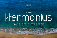 Harmonius Sans Serif Typeface Font