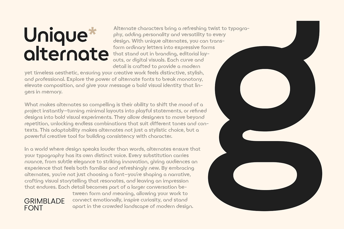 Grimblade - Logo Font, a Sans Serif Font by Umitype (Photo 2 of 9)