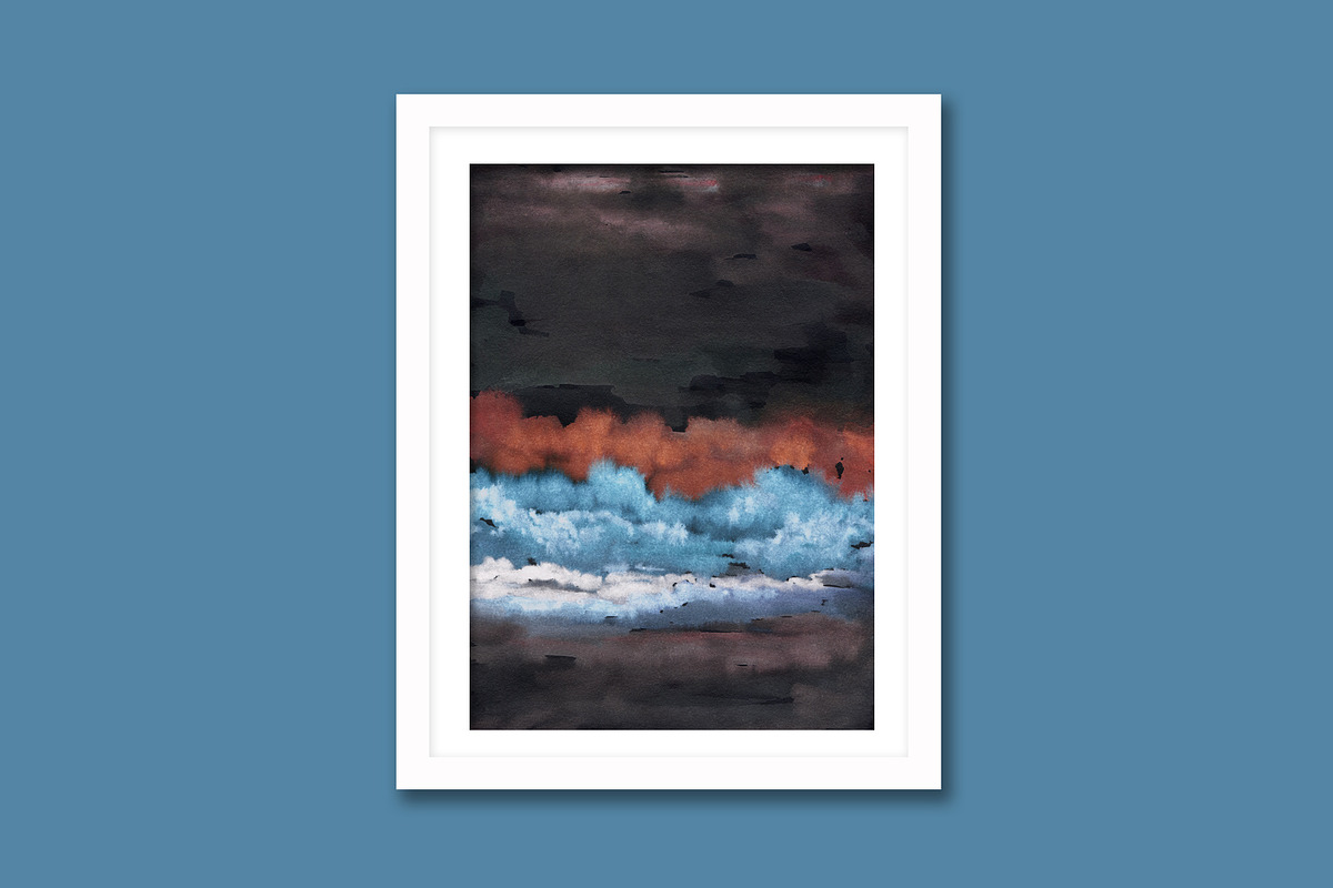 Dark Dreams- watercolor art, a Background Graphic by Marmoris.Arts (Photo 5 of 28)