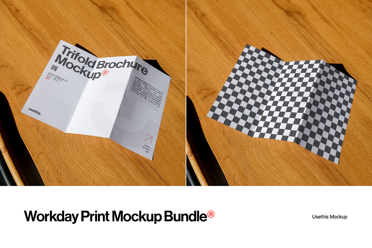 Workday Print Mockup Bundle (PSD), a Books & Magazine Mockup by Usethis Mockup (Photo 2 of 8)