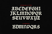 Vagabond Typeface, a Blackletter Font by Tugcu Design Co. (Thumbnail 2 of 4)